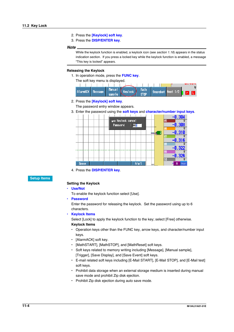 Yokogawa Data Acquisition with PID Control CX2000 User Manual | Page 318 / 427