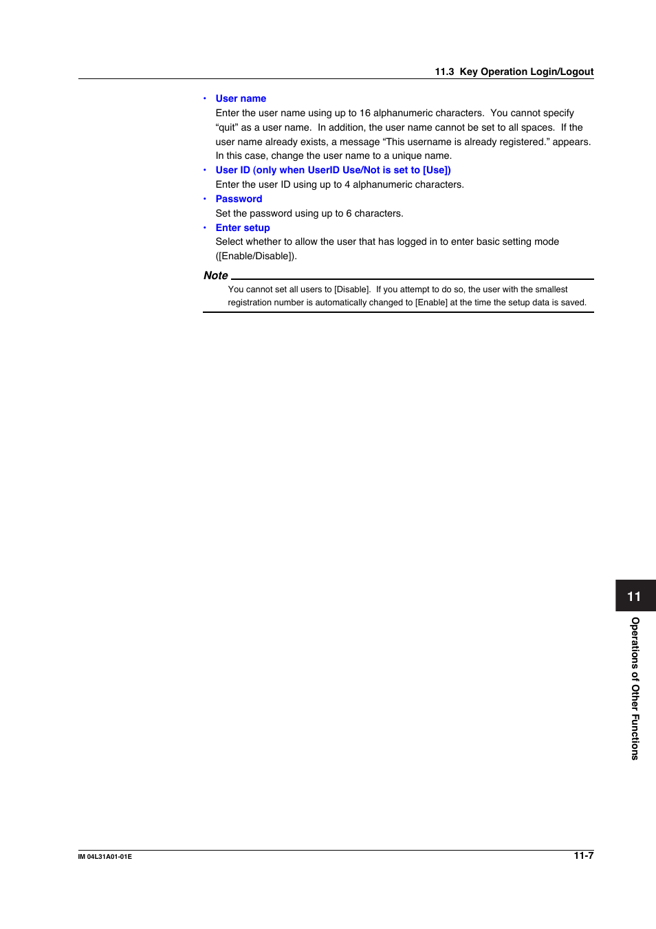 Yokogawa Data Acquisition with PID Control CX2000 User Manual | Page 321 / 427