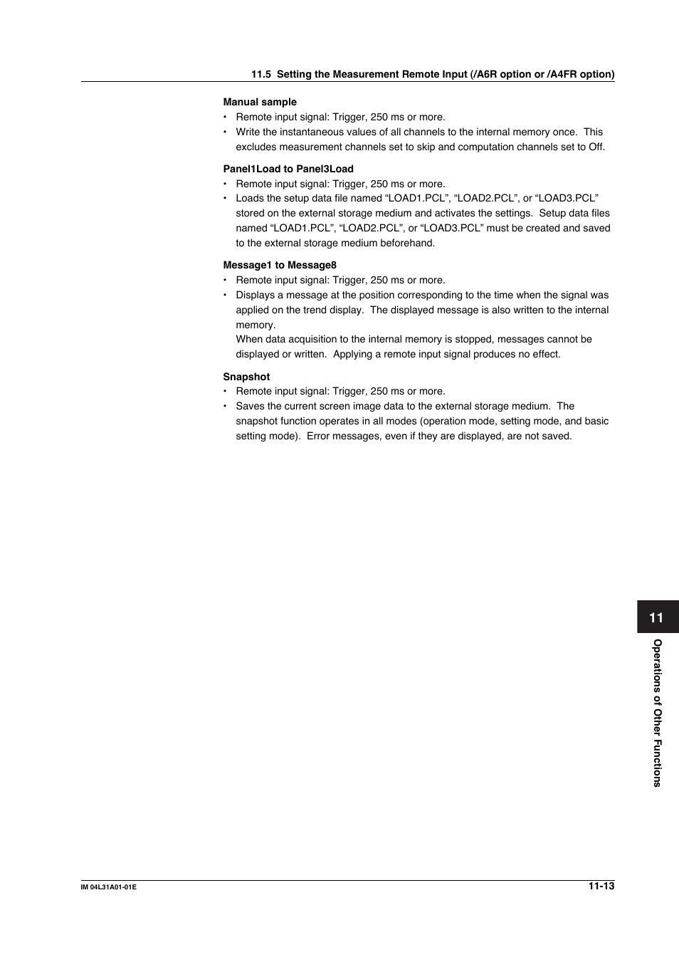 Yokogawa Data Acquisition with PID Control CX2000 User Manual | Page 327 / 427