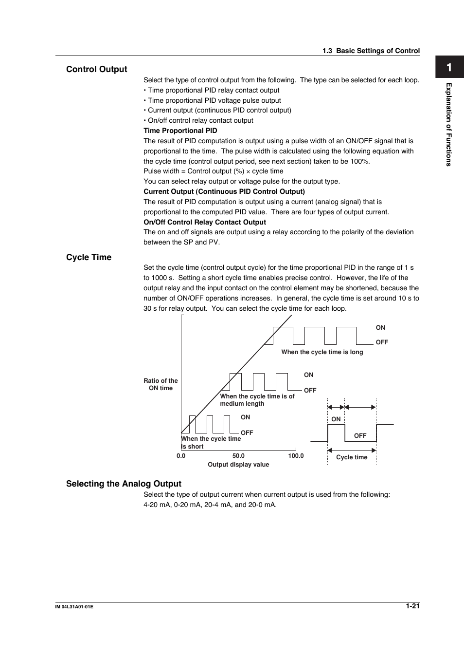 Yokogawa Data Acquisition with PID Control CX2000 User Manual | Page 33 / 427