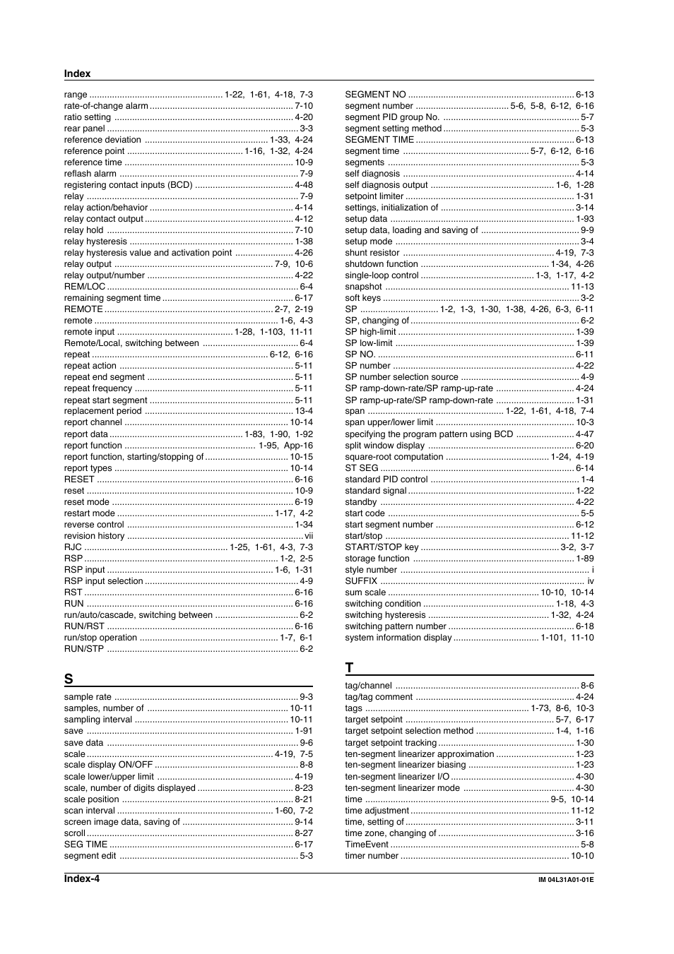 Yokogawa Data Acquisition with PID Control CX2000 User Manual | Page 426 / 427