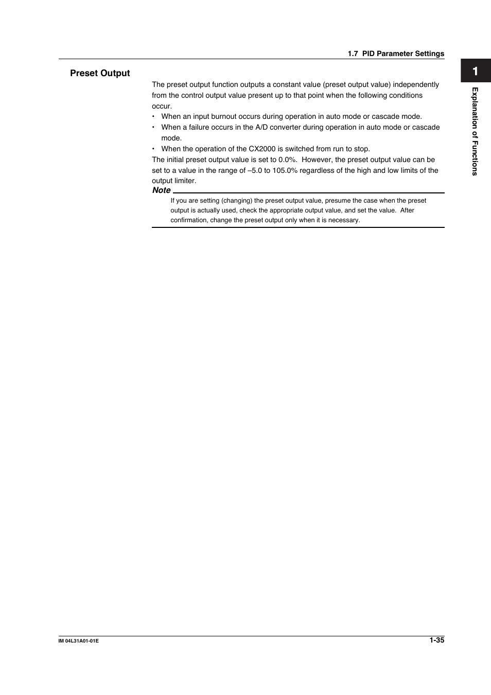 Yokogawa Data Acquisition with PID Control CX2000 User Manual | Page 47 / 427