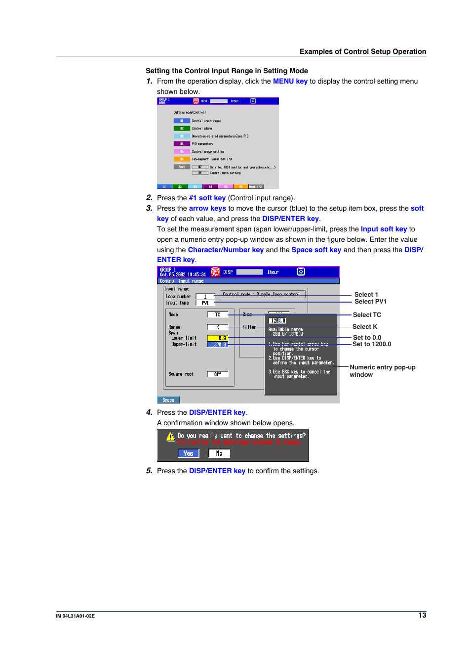Yokogawa Data Acquisition with PID Control CX2000 User Manual | Page 13 / 59