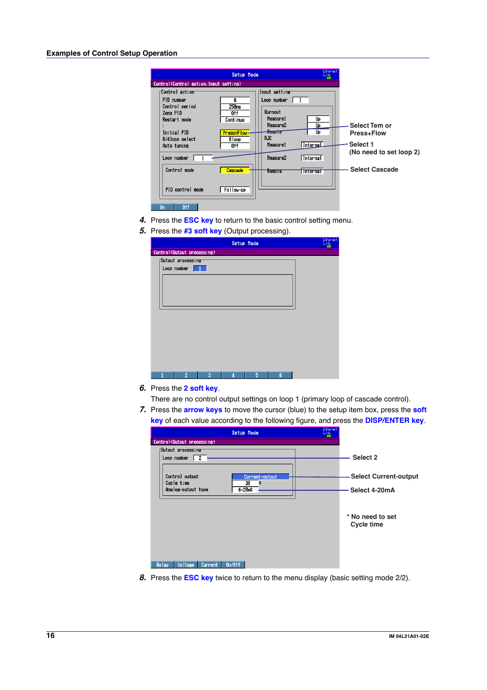 Yokogawa Data Acquisition with PID Control CX2000 User Manual | Page 16 / 59