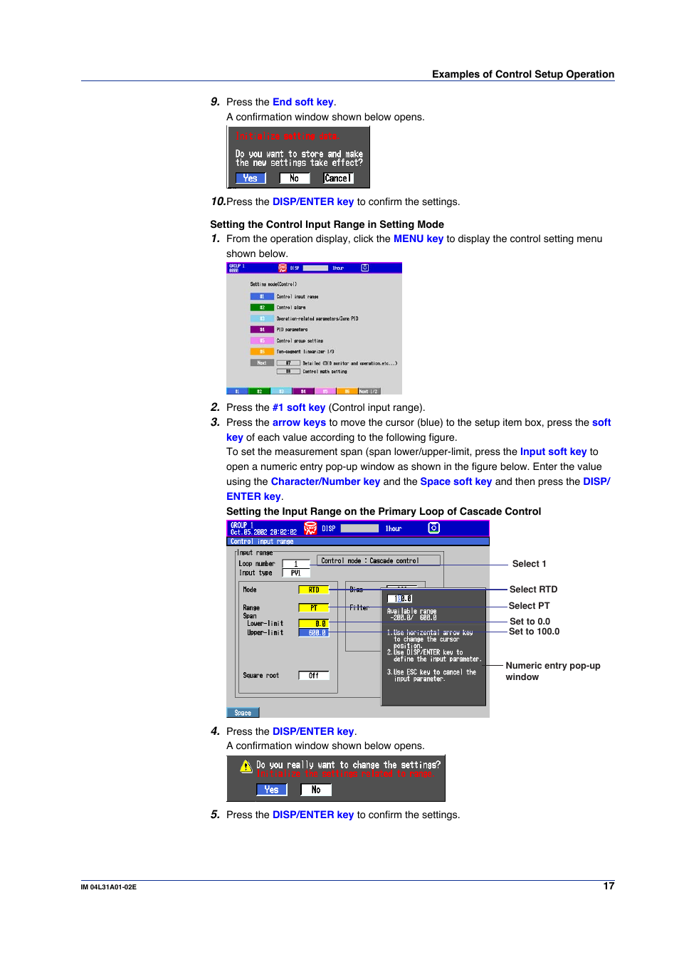 Yokogawa Data Acquisition with PID Control CX2000 User Manual | Page 17 / 59