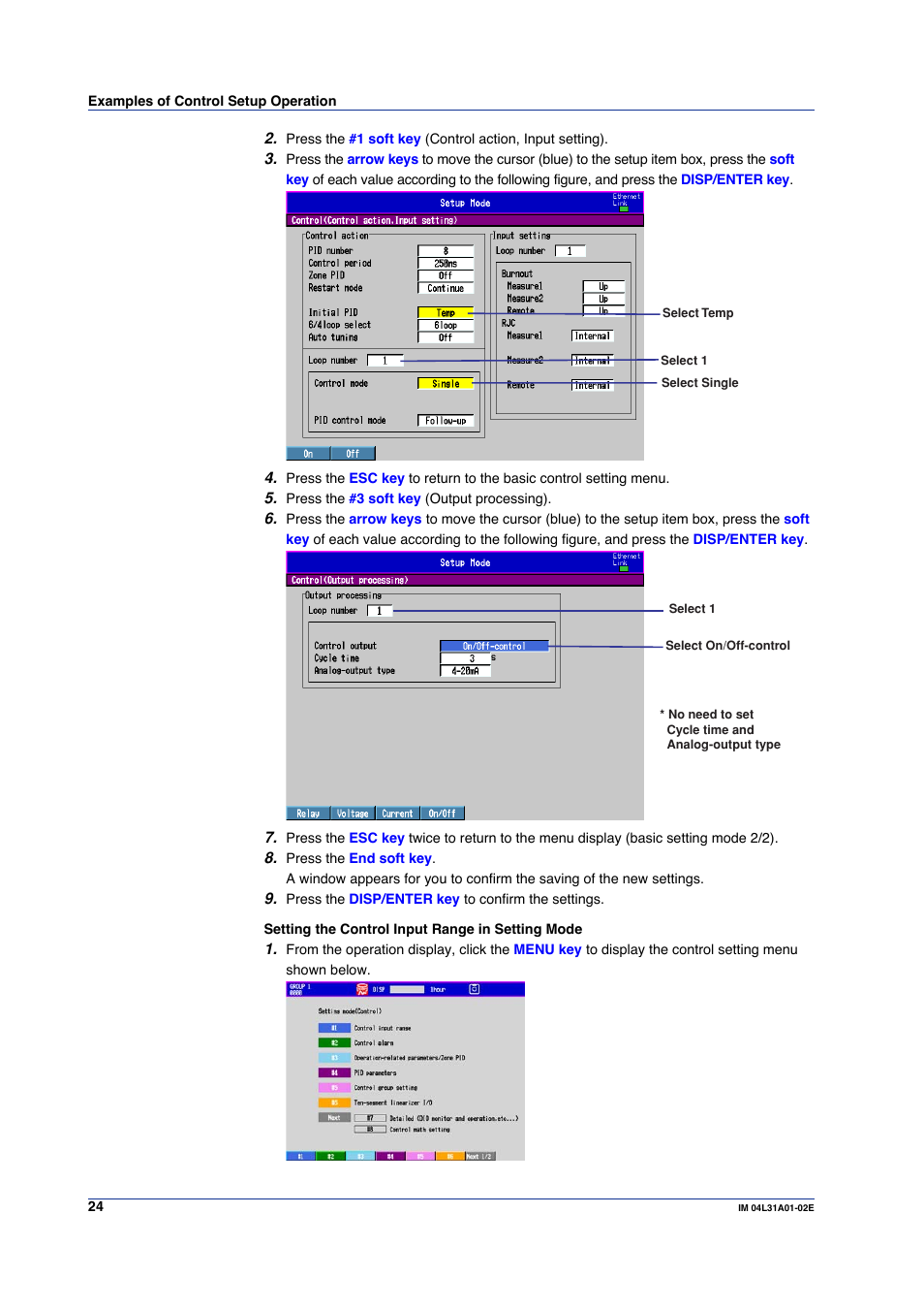 Yokogawa Data Acquisition with PID Control CX2000 User Manual | Page 24 / 59