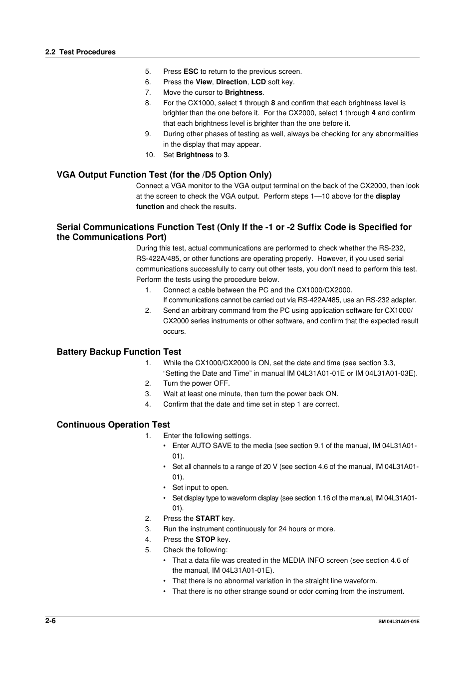 Yokogawa Data Acquisition with PID Control CX2000 User Manual | Page 15 / 62