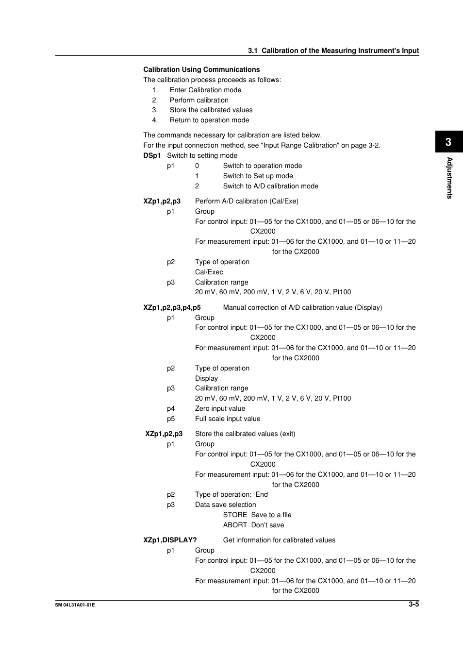 Yokogawa Data Acquisition with PID Control CX2000 User Manual | Page 25 / 62