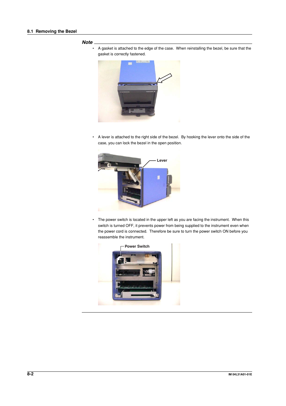 Yokogawa Data Acquisition with PID Control CX2000 User Manual | Page 54 / 62
