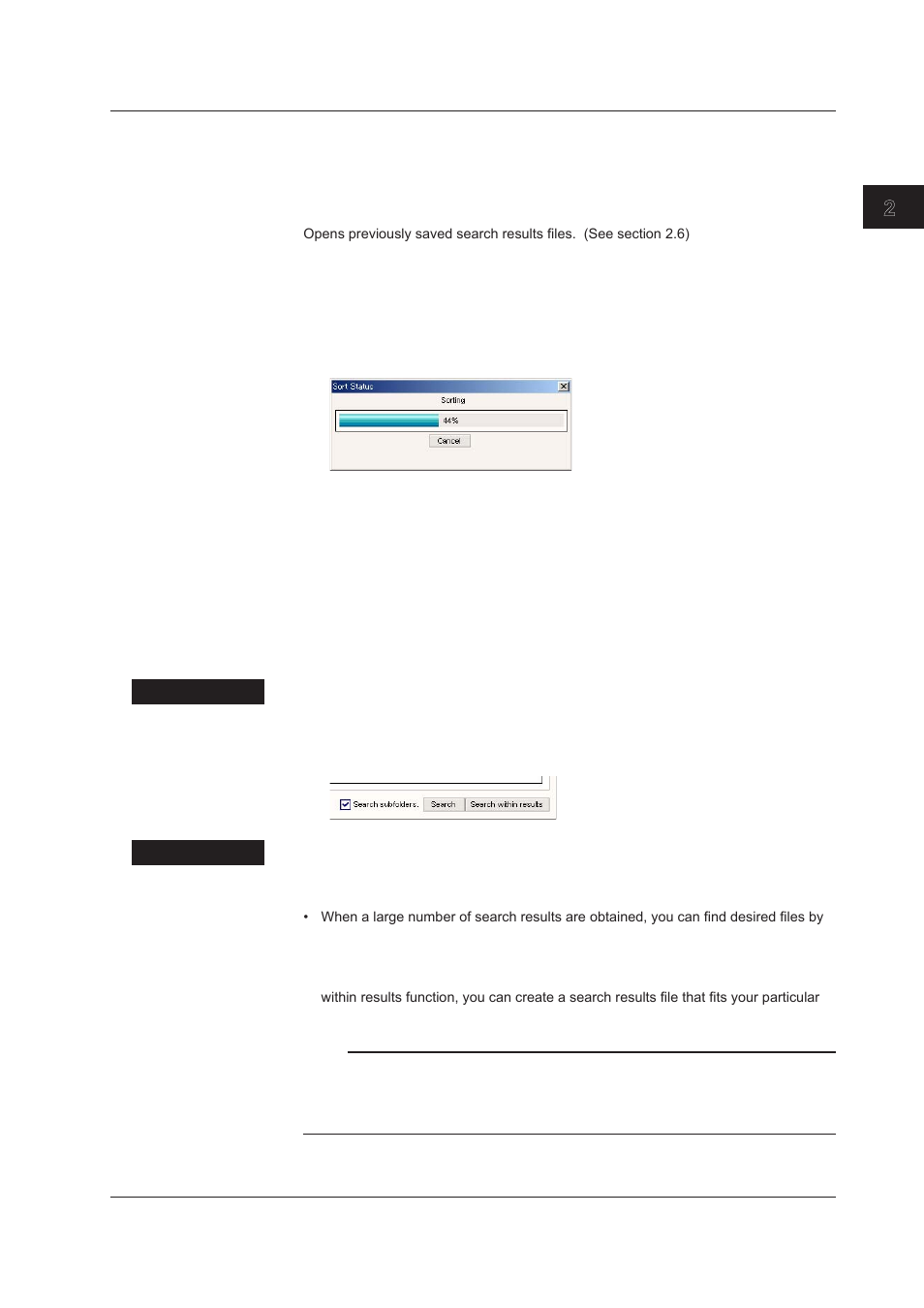Narrowing the search results, Narrowing the search results -13, Index | Narrowng the search results | Yokogawa DAQWORX User Manual | Page 25 / 68