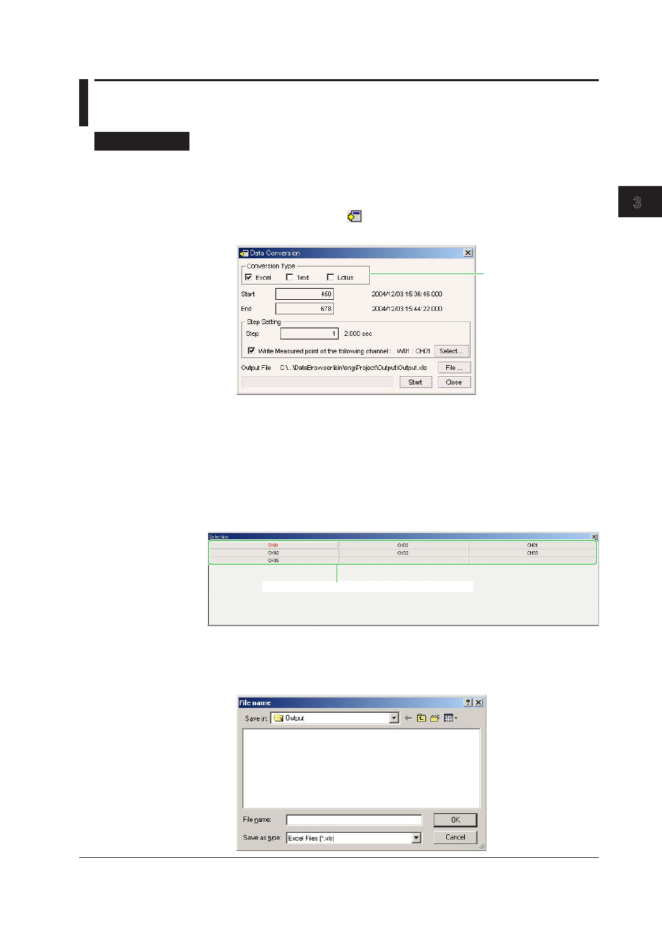 8 converting data formats, 8 converting data formats -23, 8 convertng data formats | Index | Yokogawa DAQWORX User Manual | Page 59 / 68