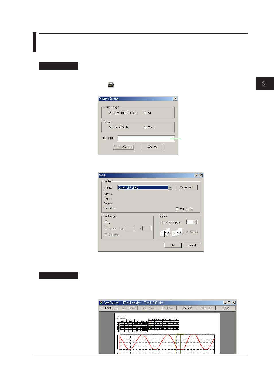 9 printing data, Printing, Viewing a print preview | 9 printing data -27, Printing -27, Viewing a print preview -27, 9 prntng data, Index, Prntng, Vewng a prnt prevew | Yokogawa DAQWORX User Manual | Page 63 / 68