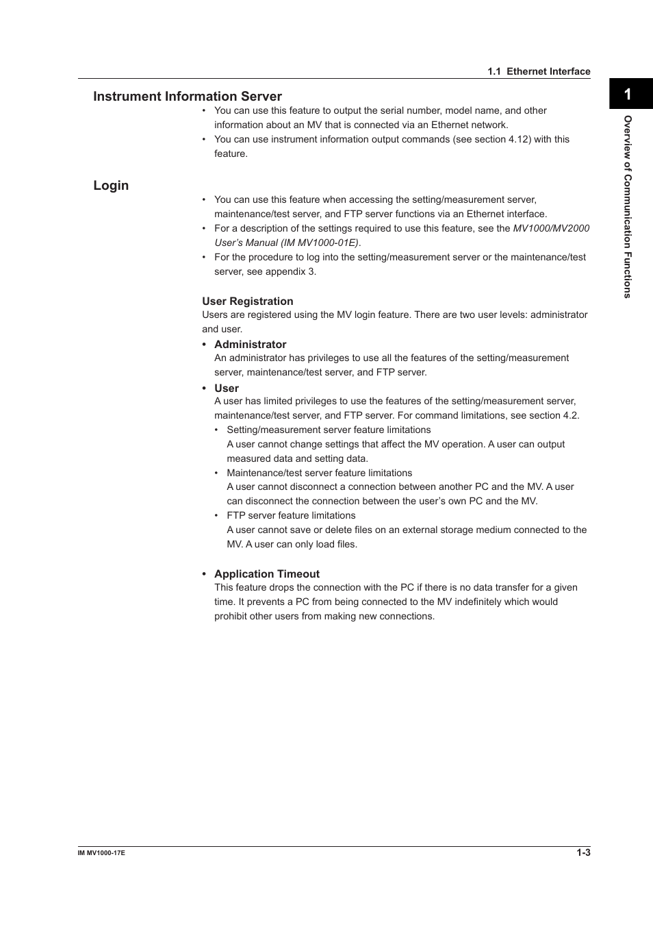 Yokogawa Button Operated MV2000 User Manual | Page 10 / 178