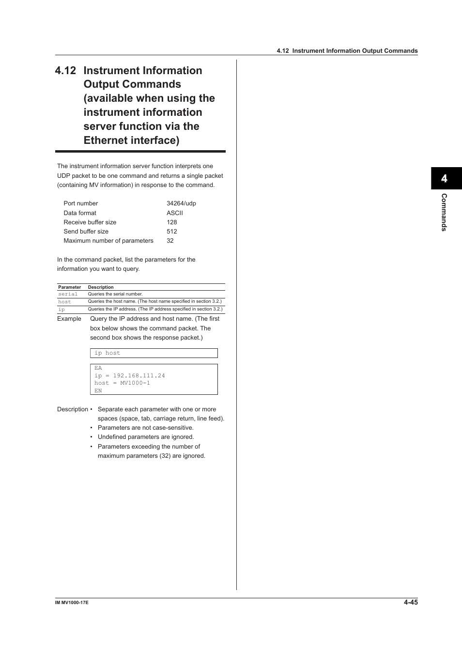 Server function via the ethernet interface) -45, App index | Yokogawa Button Operated MV2000 User Manual | Page 119 / 178