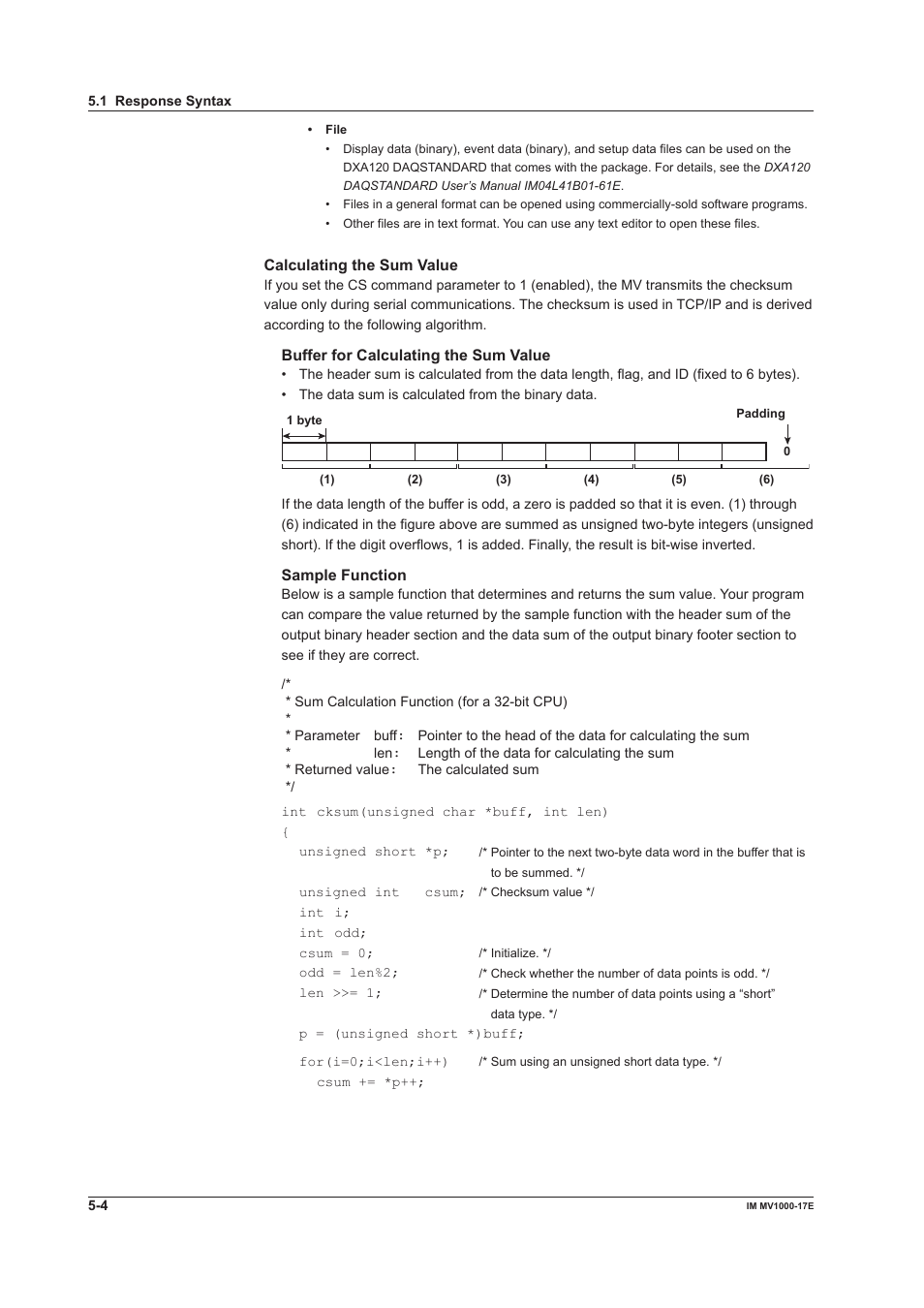 Yokogawa Button Operated MV2000 User Manual | Page 123 / 178