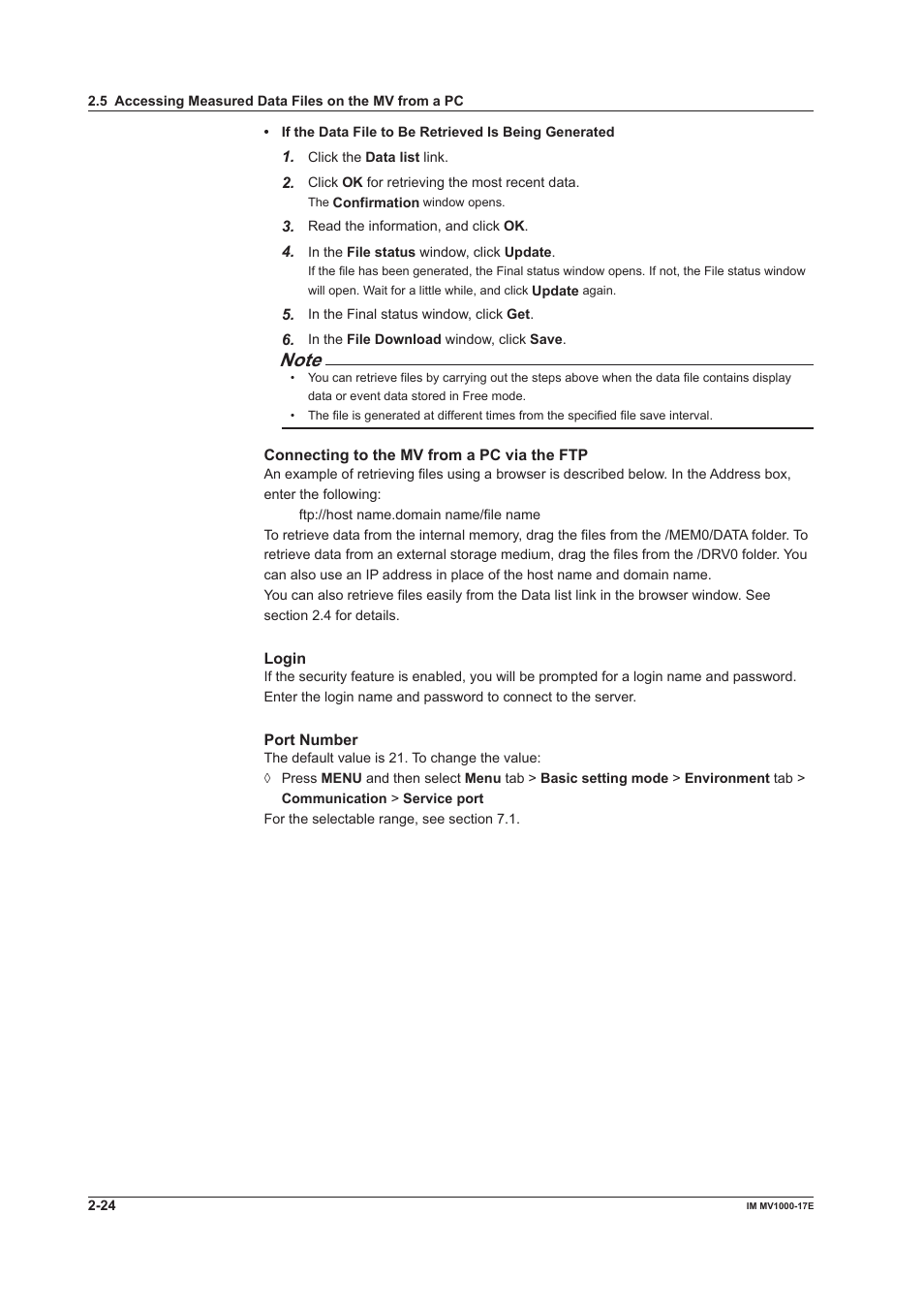 Yokogawa Button Operated MV2000 User Manual | Page 39 / 178