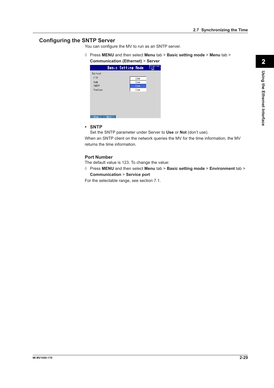 Yokogawa Button Operated MV2000 User Manual | Page 44 / 178