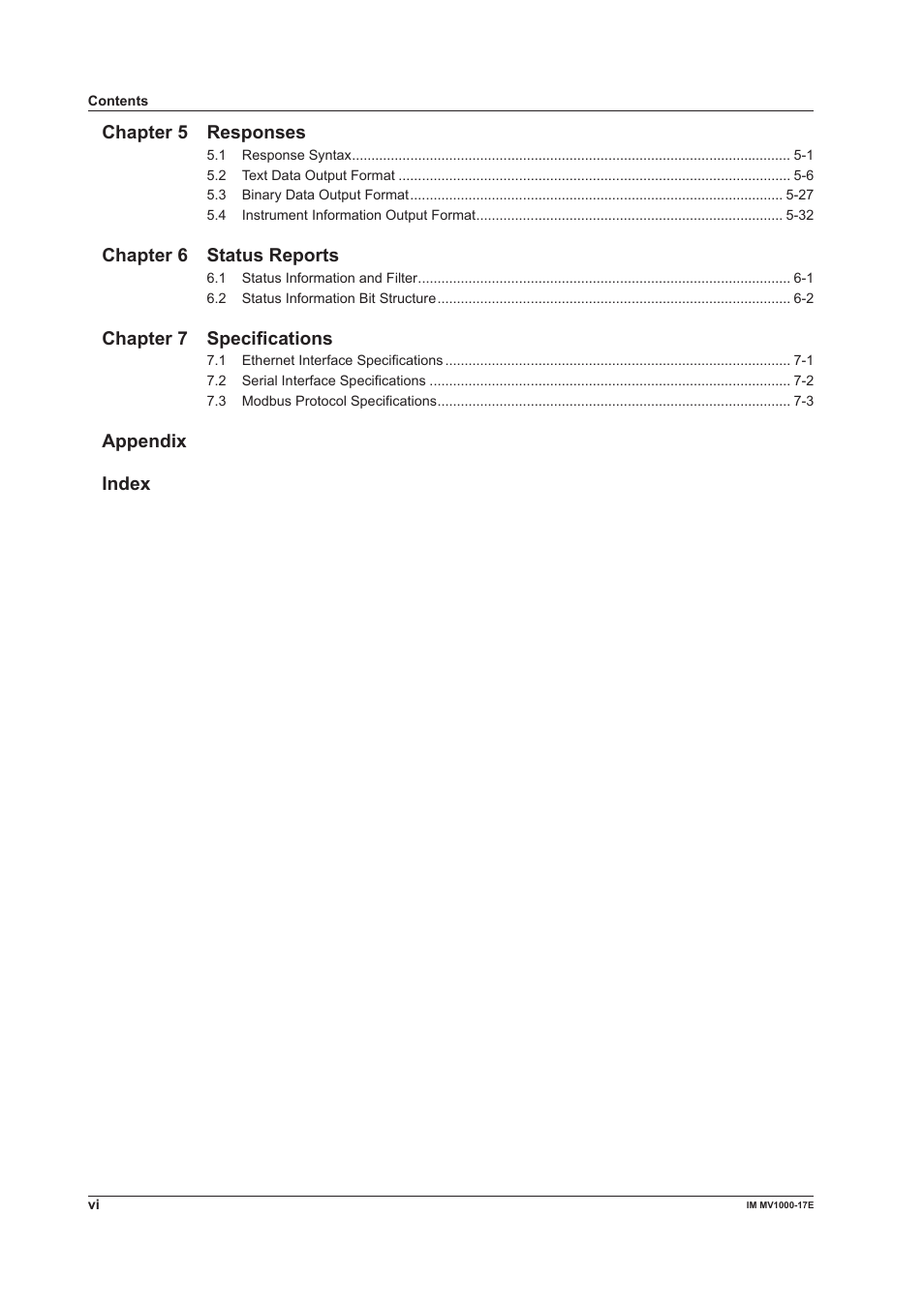 Yokogawa Button Operated MV2000 User Manual | Page 7 / 178