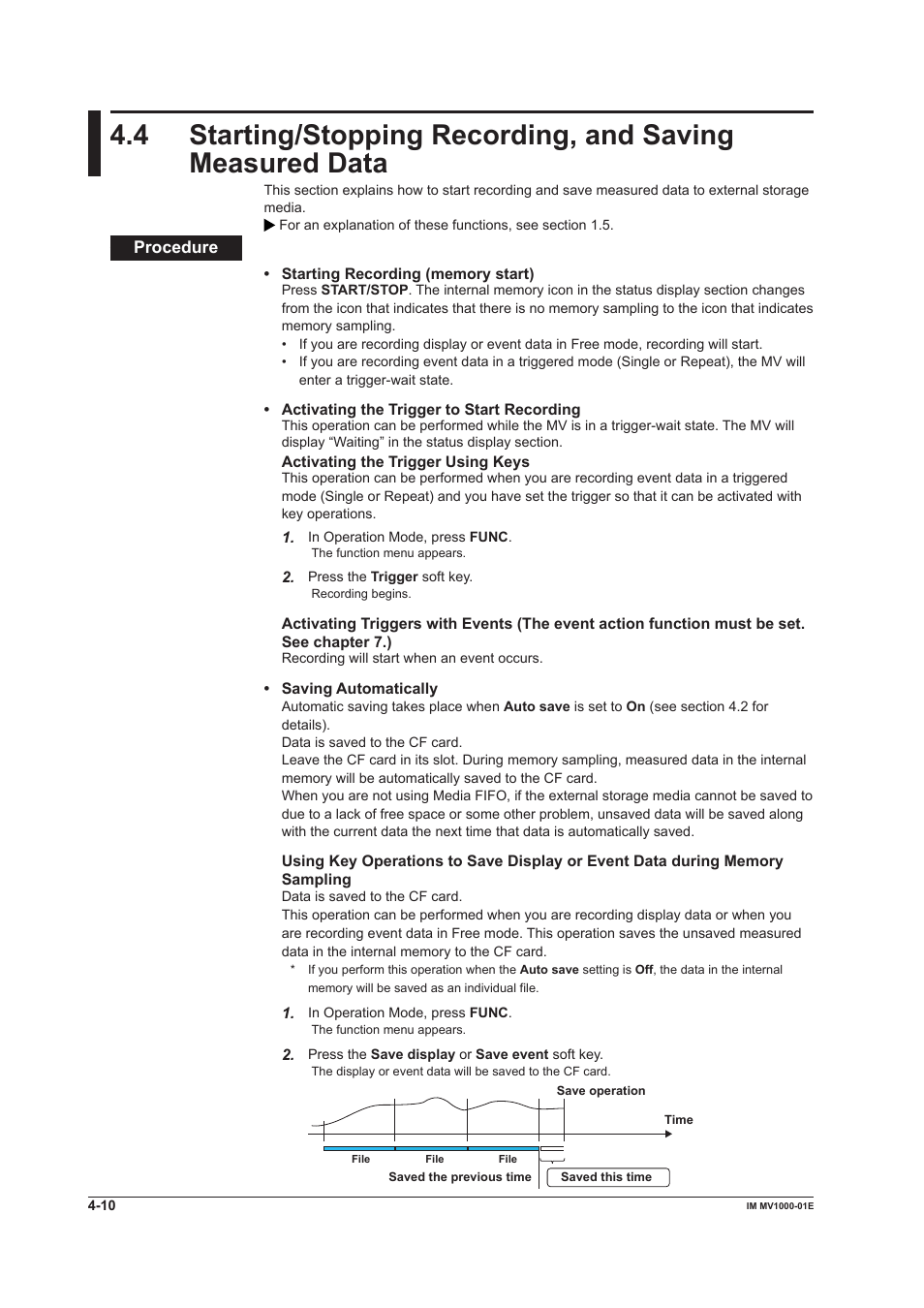 Yokogawa Button Operated MV2000 User Manual | Page 110 / 310