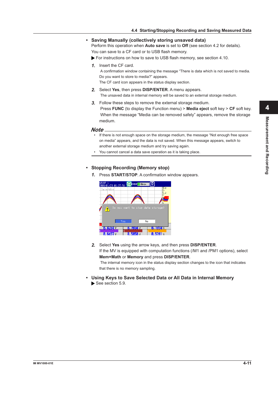 Yokogawa Button Operated MV2000 User Manual | Page 111 / 310