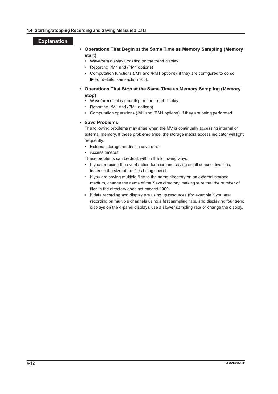 Yokogawa Button Operated MV2000 User Manual | Page 112 / 310