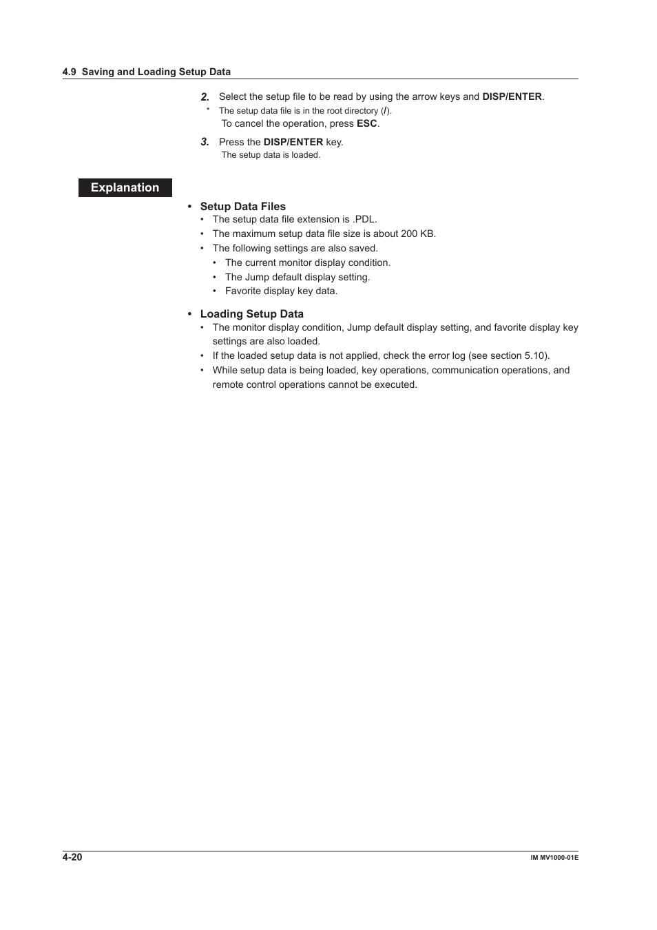 Yokogawa Button Operated MV2000 User Manual | Page 120 / 310