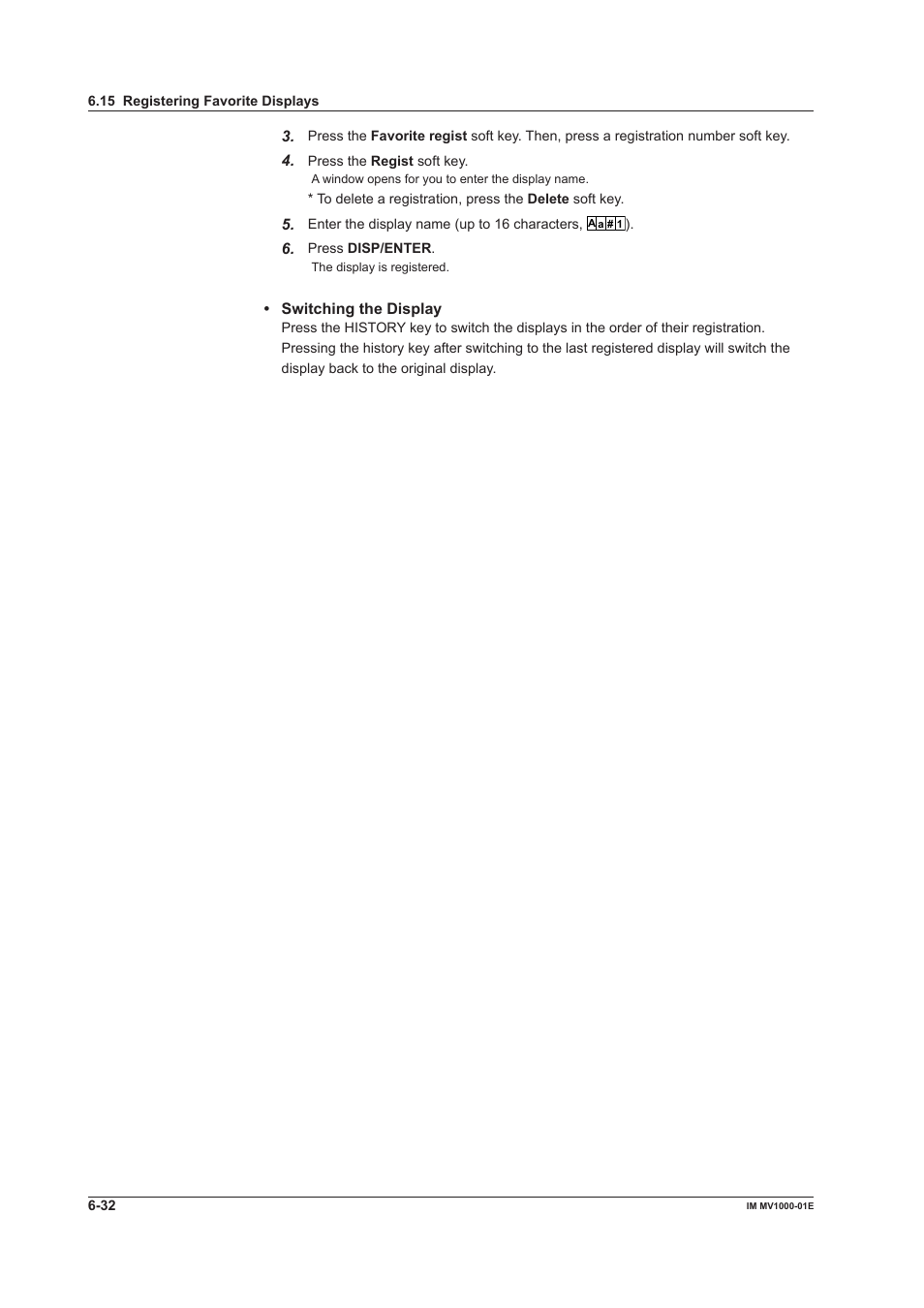 Yokogawa Button Operated MV2000 User Manual | Page 186 / 310