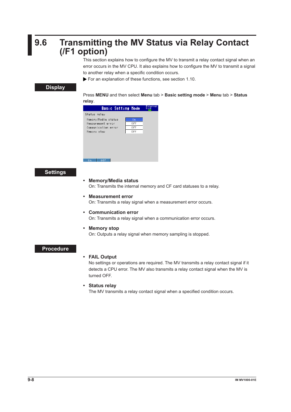 Yokogawa Button Operated MV2000 User Manual | Page 216 / 310