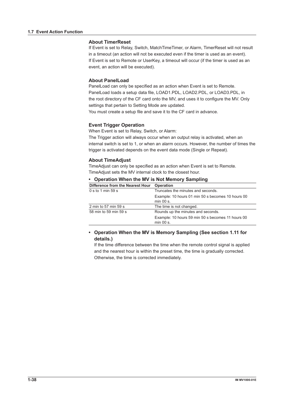 Yokogawa Button Operated MV2000 User Manual | Page 47 / 310