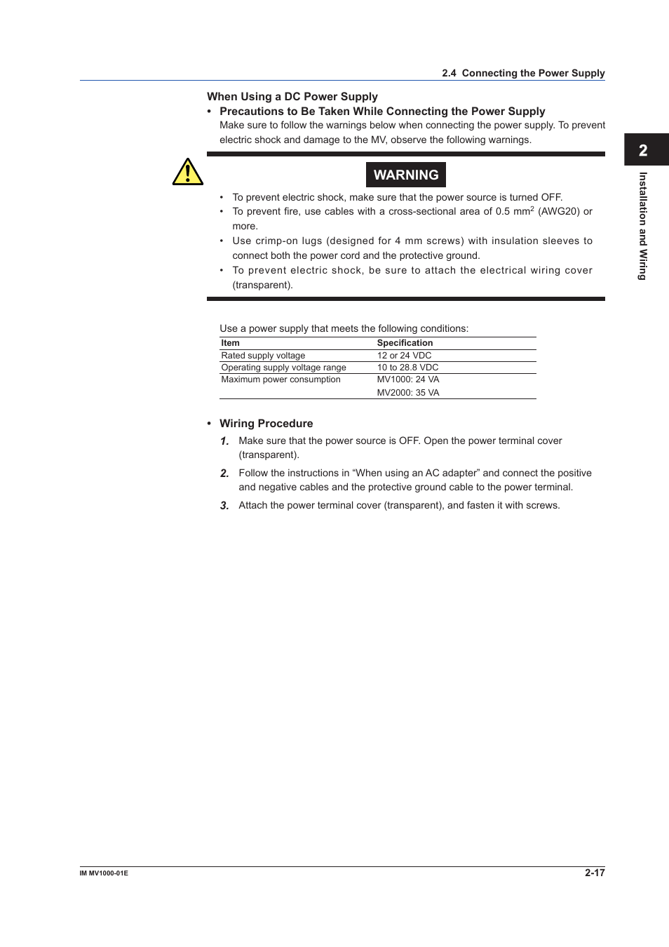 Yokogawa Button Operated MV2000 User Manual | Page 77 / 310