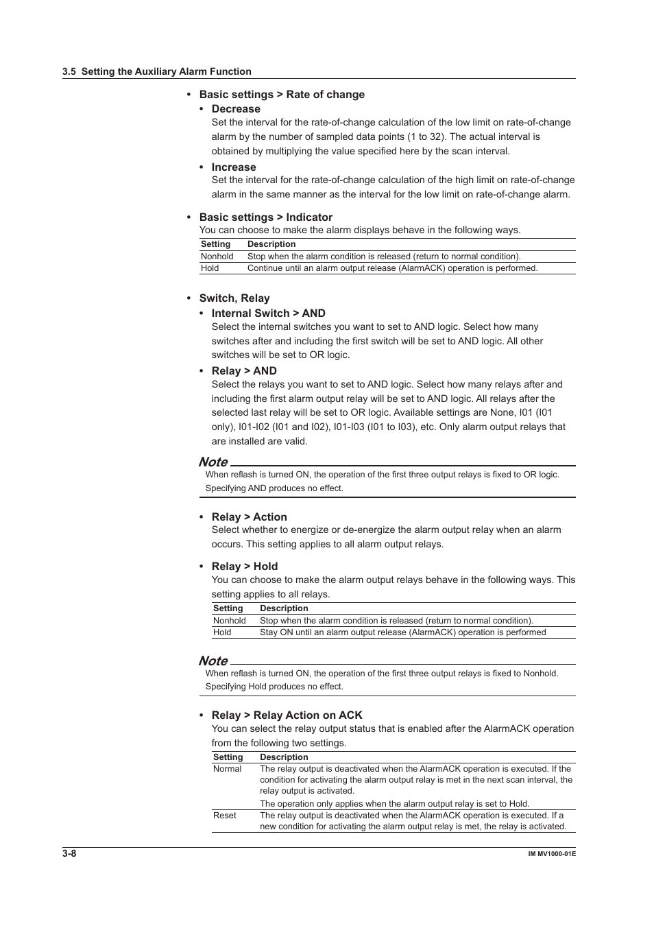 Yokogawa Button Operated MV2000 User Manual | Page 88 / 310