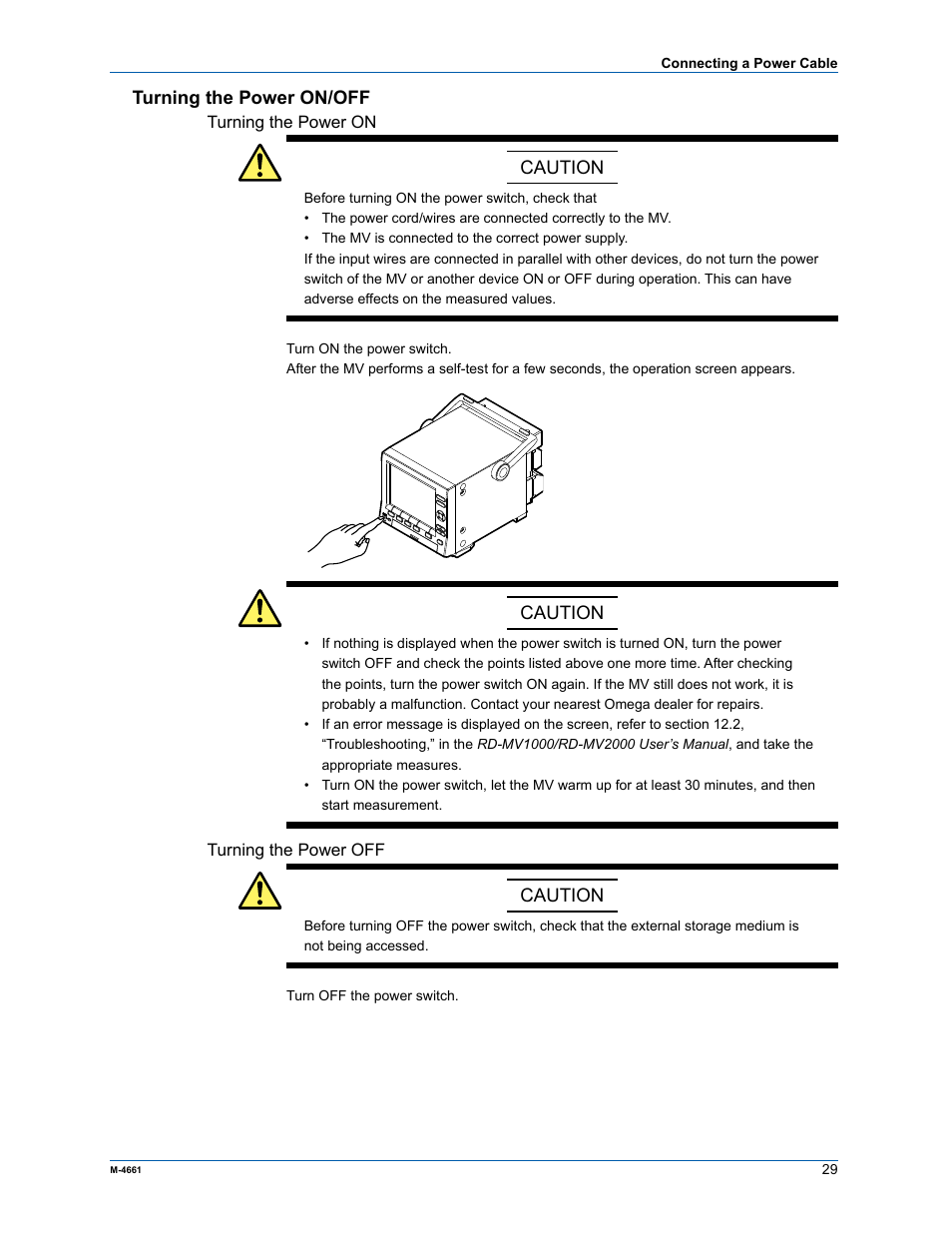 Yokogawa Button Operated MV2000 User Manual | Page 28 / 55