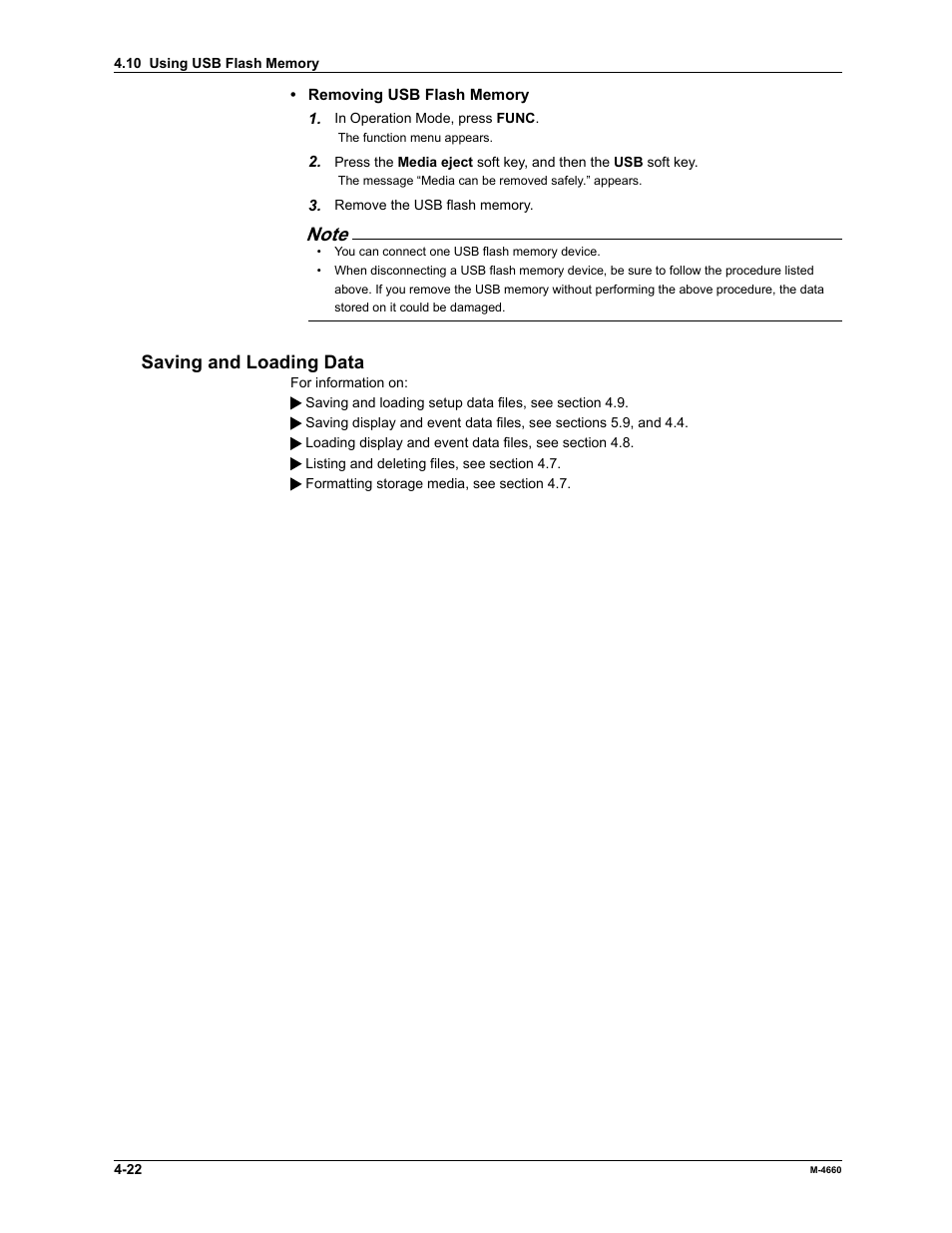 Saving and loading data | Yokogawa Button Operated MV2000 User Manual | Page 116 / 301