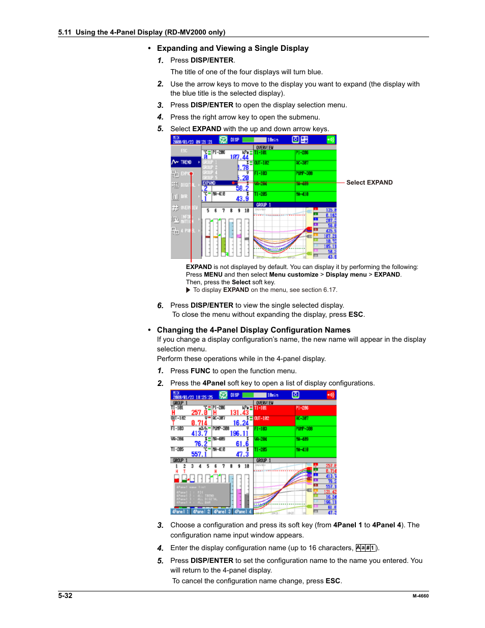 Yokogawa Button Operated MV2000 User Manual | Page 148 / 301