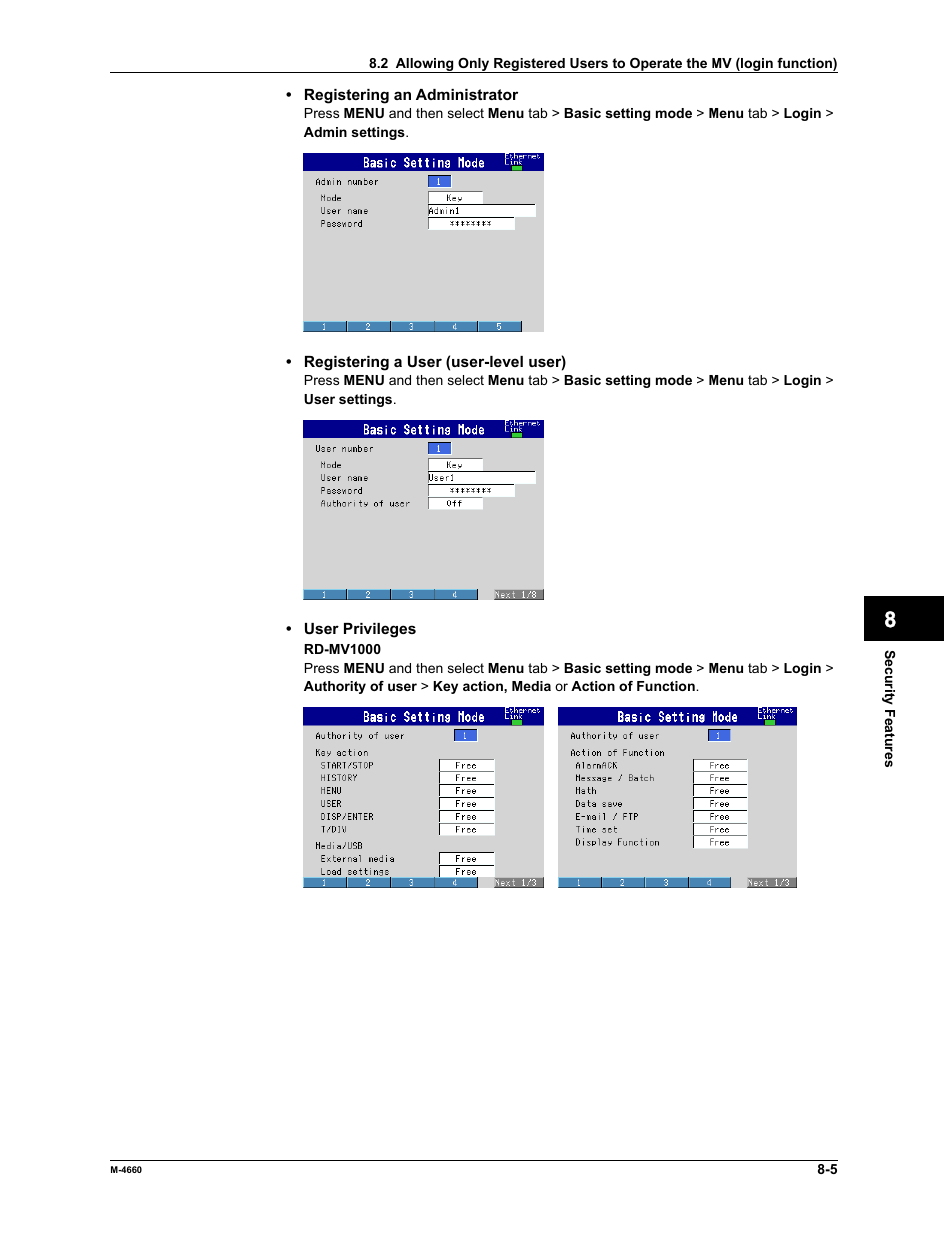 Yokogawa Button Operated MV2000 User Manual | Page 198 / 301