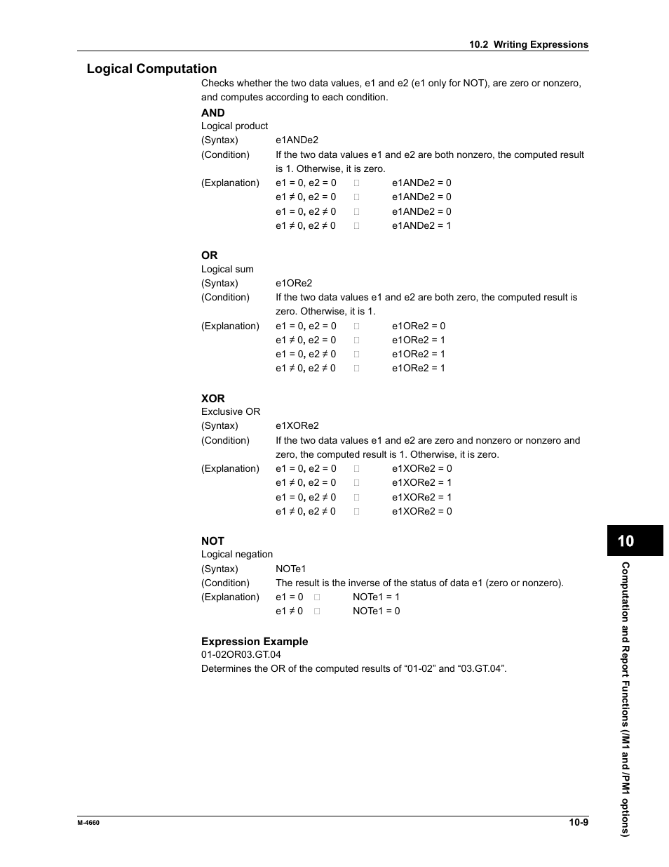 Yokogawa Button Operated MV2000 User Manual | Page 223 / 301