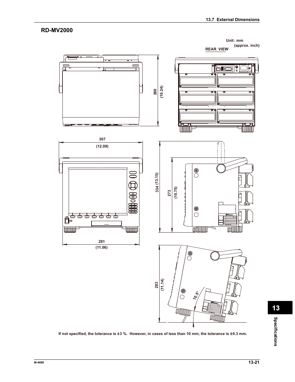 Yokogawa Button Operated MV2000 User Manual | Page 283 / 301