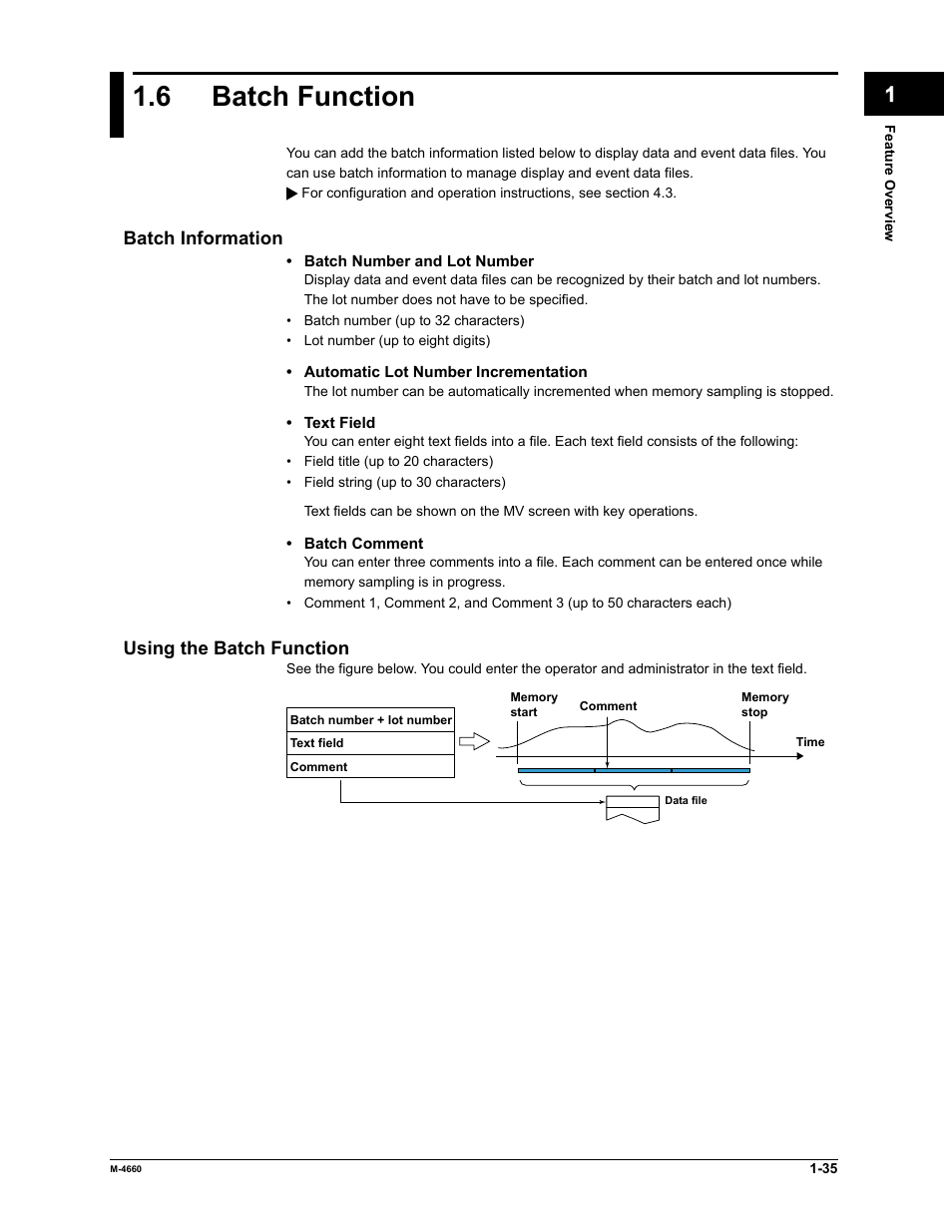 6 batch function | Yokogawa Button Operated MV2000 User Manual | Page 42 / 301