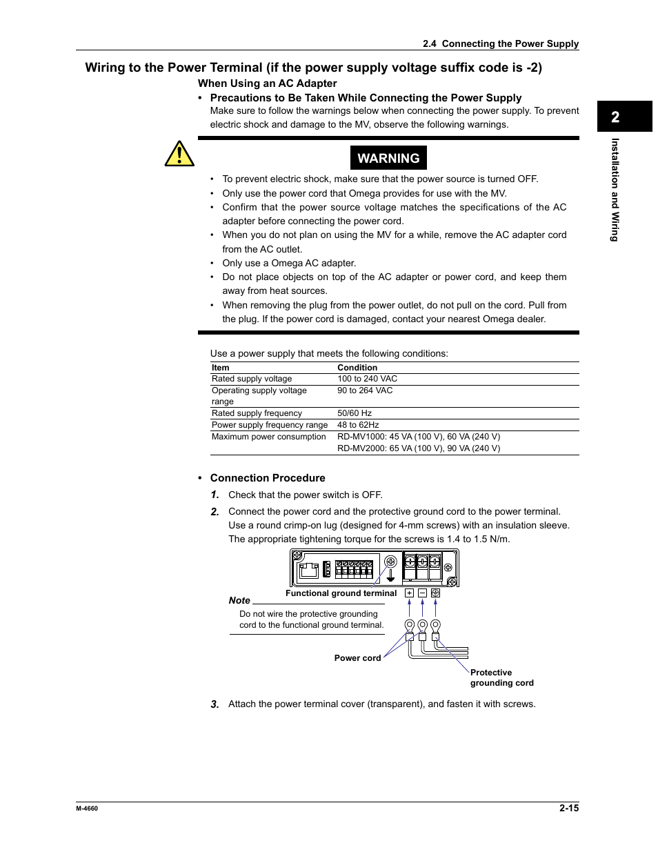 Yokogawa Button Operated MV2000 User Manual | Page 73 / 301