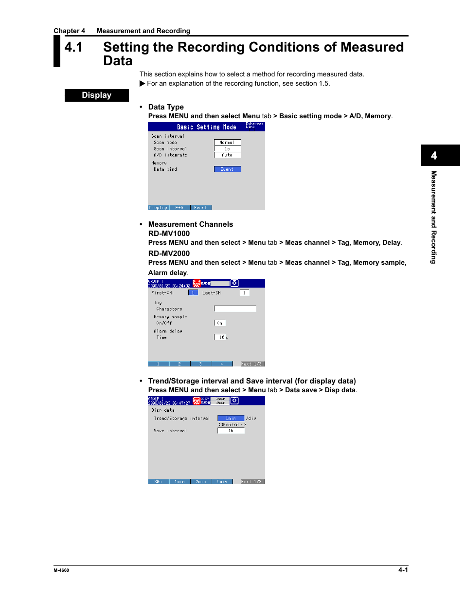 Yokogawa Button Operated MV2000 User Manual | Page 95 / 301