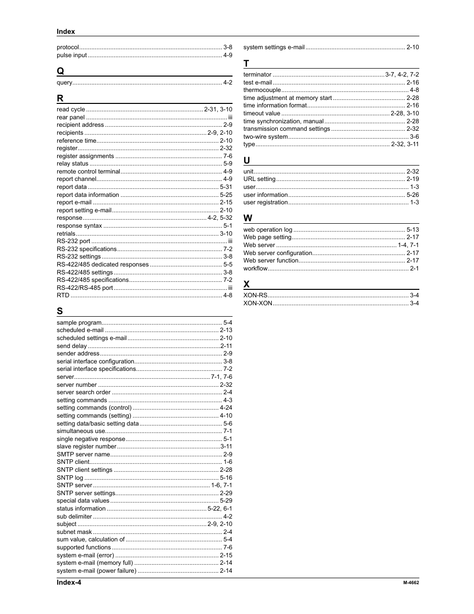 Yokogawa Button Operated MV2000 User Manual | Page 177 / 177