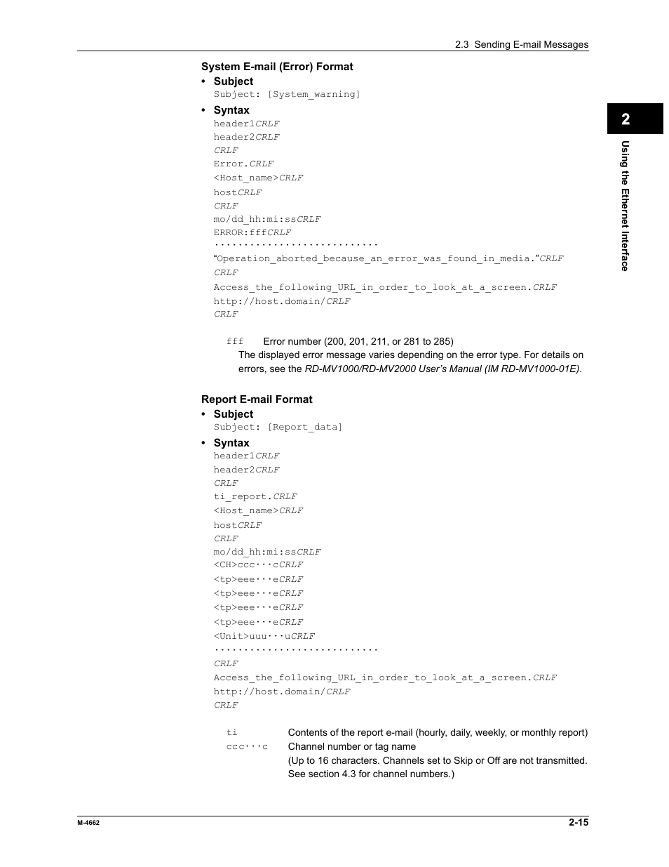 Yokogawa Button Operated MV2000 User Manual | Page 29 / 177