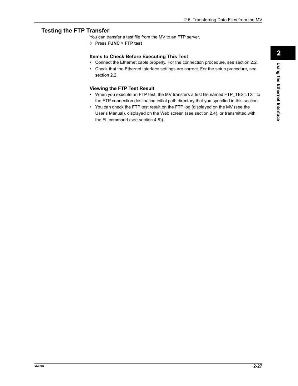 Yokogawa Button Operated MV2000 User Manual | Page 41 / 177