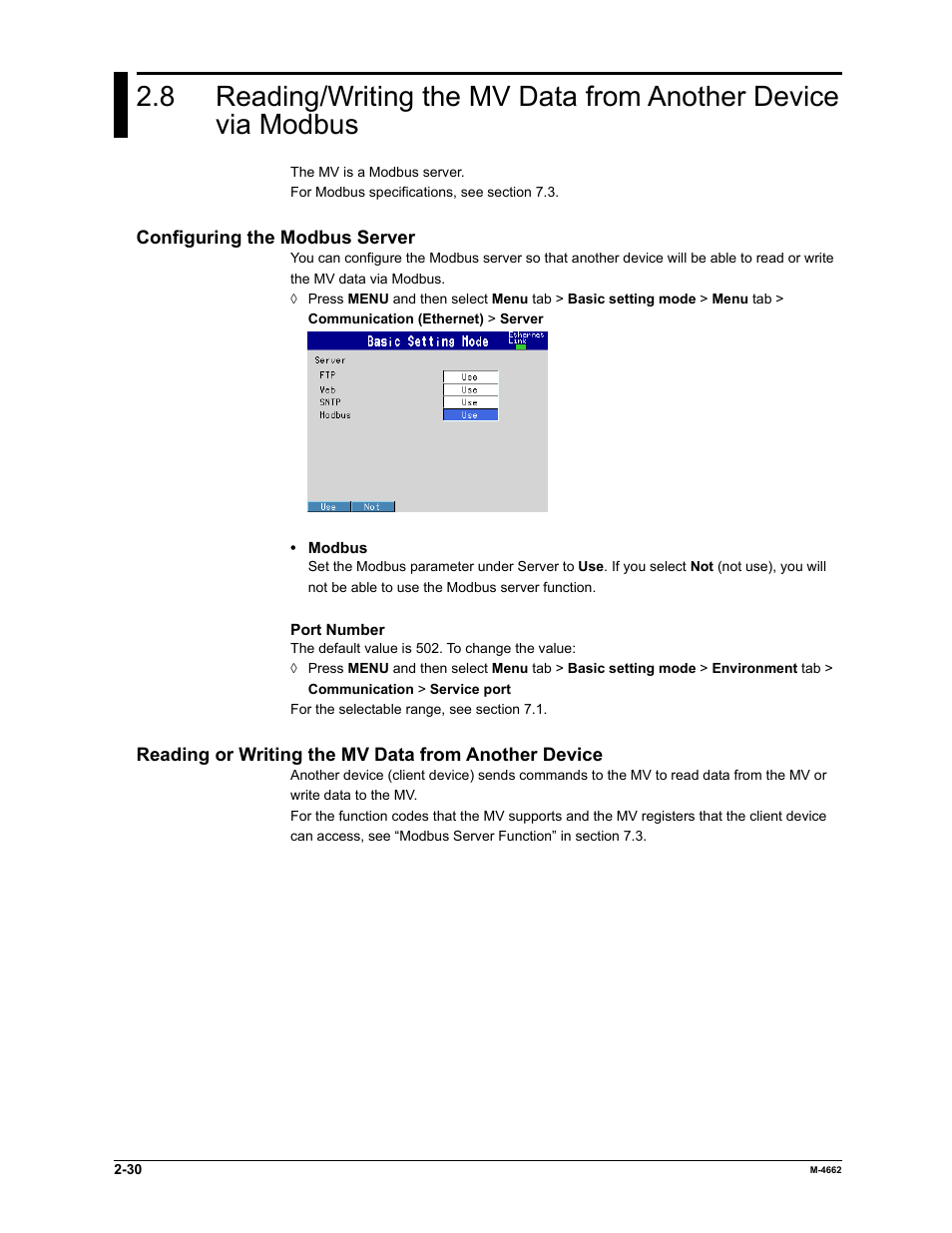 Yokogawa Button Operated MV2000 User Manual | Page 44 / 177