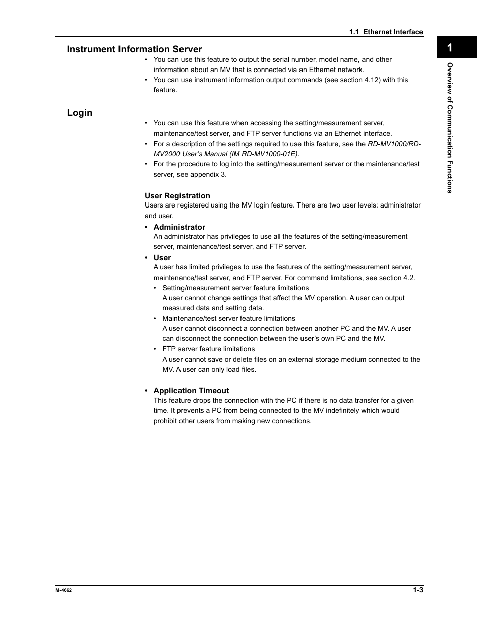 Yokogawa Button Operated MV2000 User Manual | Page 9 / 177