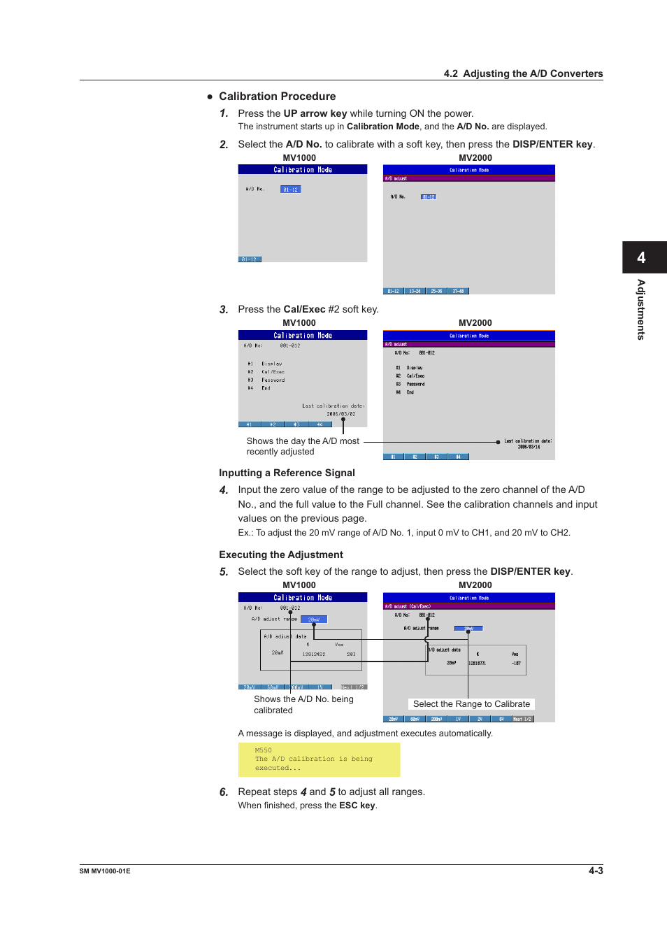 Yokogawa Button Operated MV2000 User Manual | Page 27 / 50