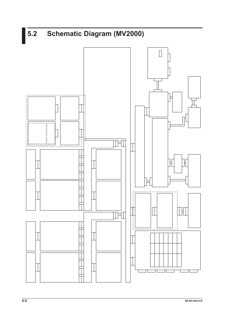 2 schematic diagram (mv2000), 2 schematic diagram (mv2000) -2 | Yokogawa Button Operated MV2000 User Manual | Page 30 / 50