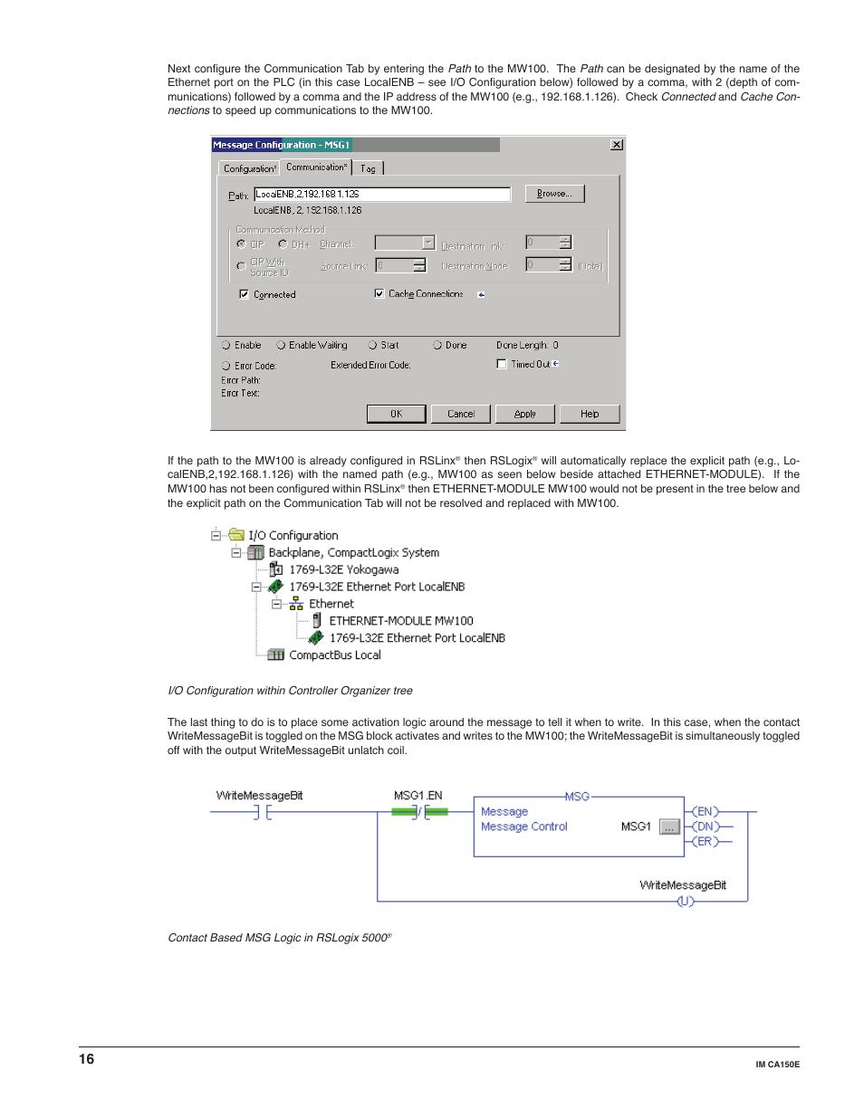 Yokogawa Standalone MW100 User Manual | Page 16 / 31