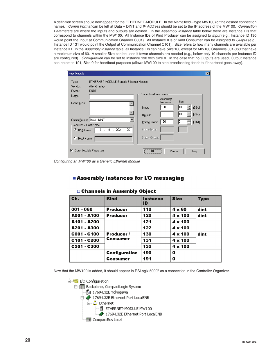 Yokogawa Standalone MW100 User Manual | Page 20 / 31