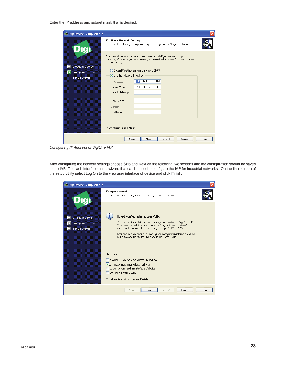 Yokogawa Standalone MW100 User Manual | Page 23 / 31